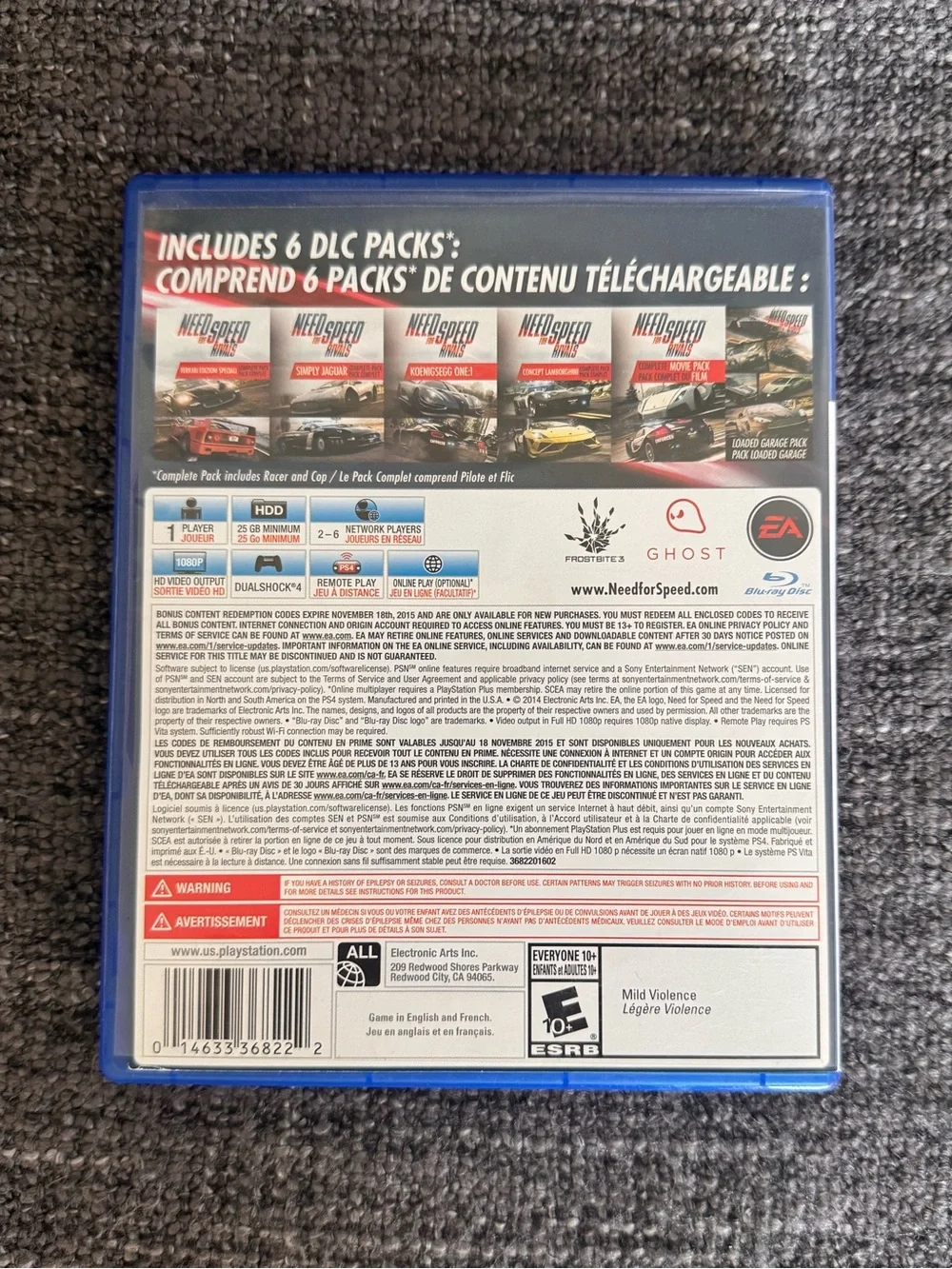 Need For Speed Rivals Complete Edition Sony PS4 Game Playstation 4 - Picture 2 of 3